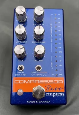 Empress Effects - Bass Compressor Pedal - Blue